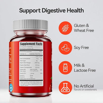 Suplemento gummies de vinagre de manzana 60 unidad - additional image 3